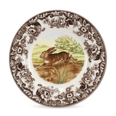 Spode Woodland Dinner Plate 10.5" Rabbit