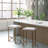Backless Upholstered Counter Stool 26"H