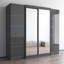 Armoire manufacturée 102,4 po avec tablettes réglables, tringle suspendue, finition mate-87967778-87967777