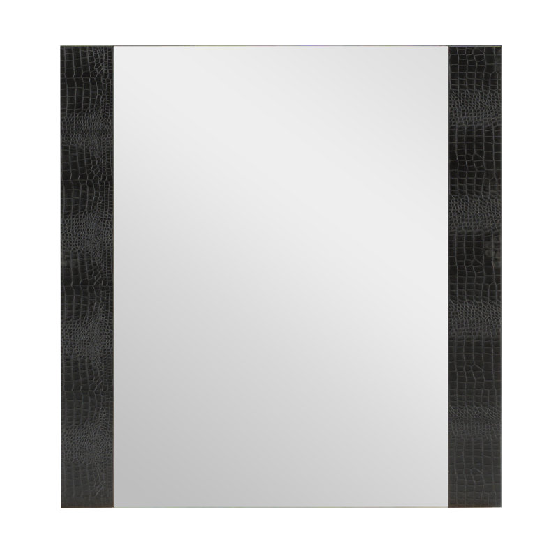 Miroir de commode Parman, Noir