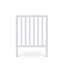 Bantam Cot White with Under Drawer and Fibre Mattress
