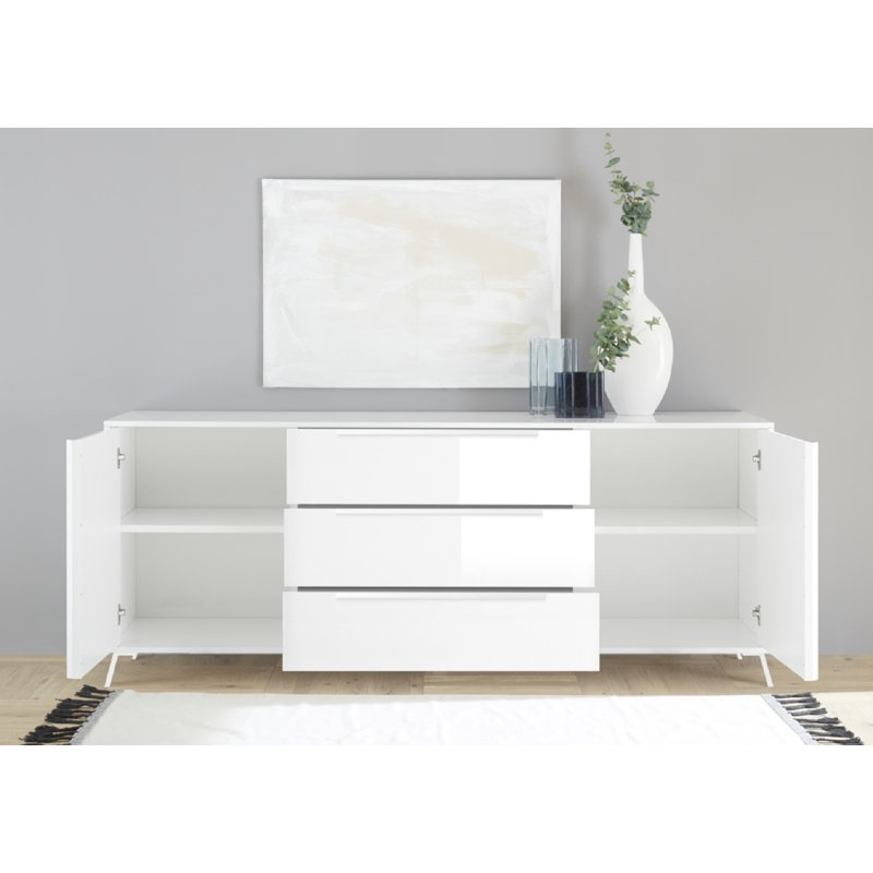 Brayde 205cm Sideboard, White