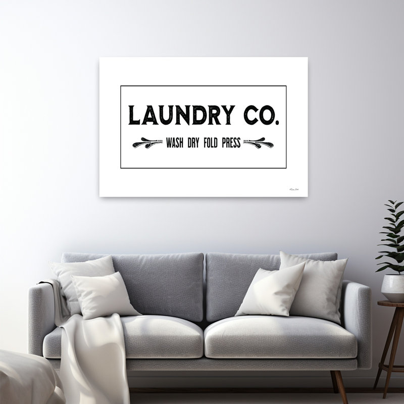 Laundry Co., art contemporain abstrait, H 32 po x l 48 po