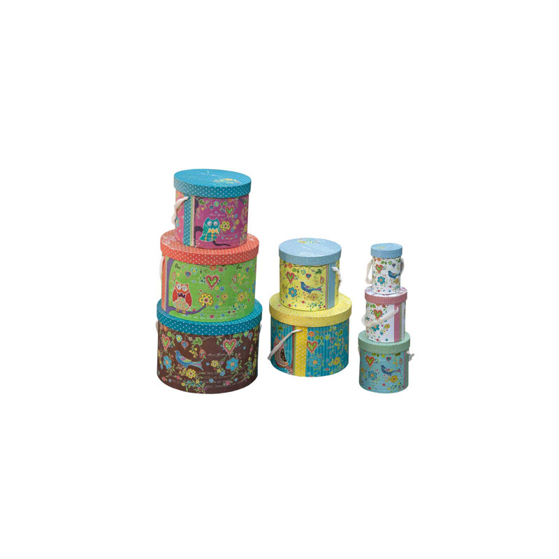 Vintage 8-Piece Tin Set