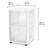 Sterilite Ultra 2 Drawer Filing Storage Cart, Plastic Rolling Organizer, 2 Pack