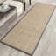 Delapena Solid Colour Bamboo Slat / Seagrass Hand Woven Area Rug-130775343-130775369