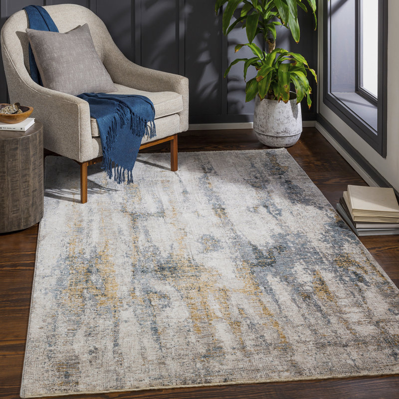 Abstract Indoor Rug, Rectangle 9' x 12'2"