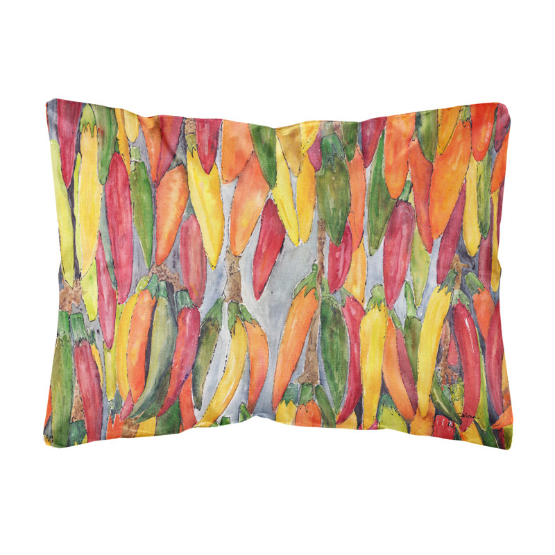 Coussin intérieur/extérieur à poivrons hot