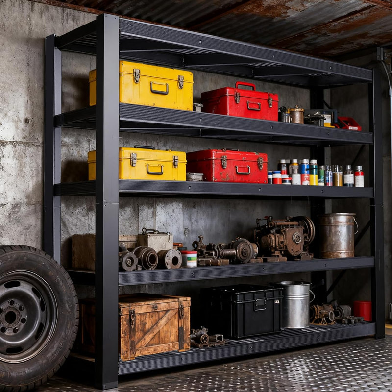 Étagère autoportante ajustable en métal 84 po H x 55 po l 84 po (capacité de 3050 lb), H 84 po x l 55 po x P 24 po