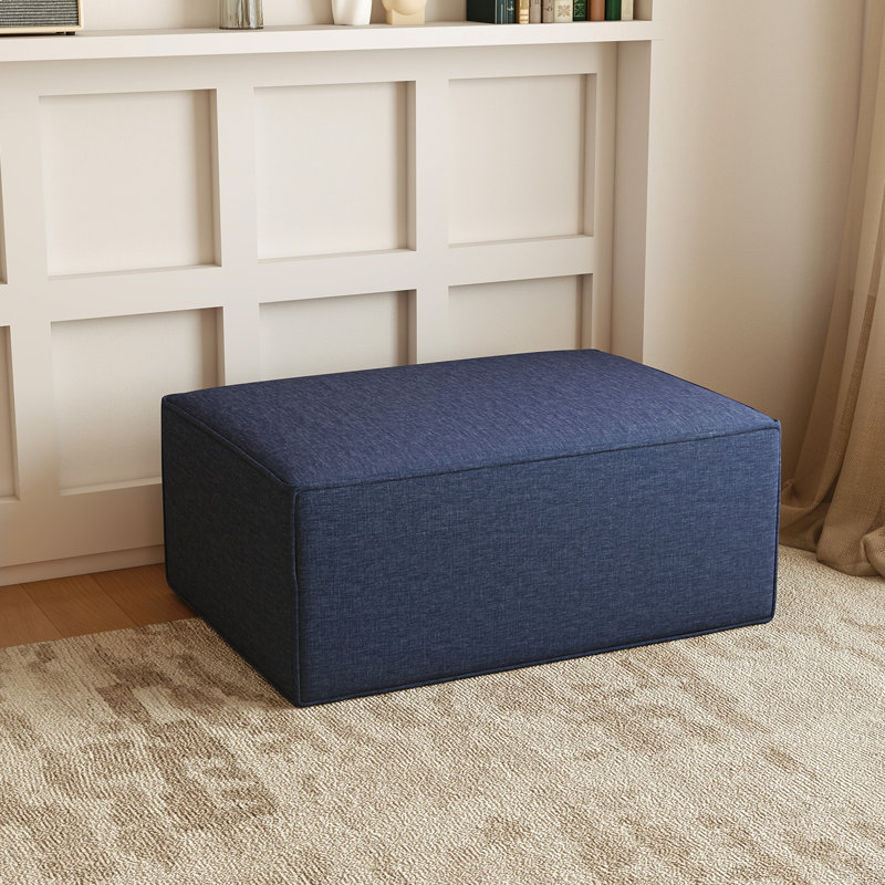 Repose-pieds en velours 38 "Compression Comfy Cloud, Bleu
