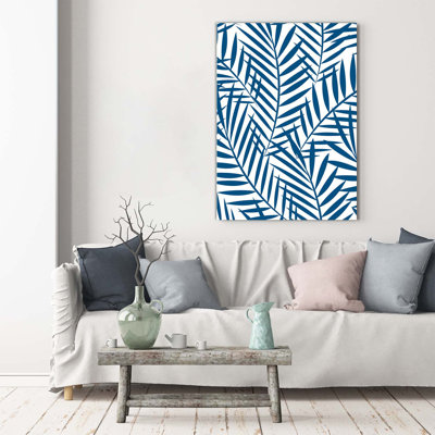 Tropical Leaves - Wrapped Canvas Print