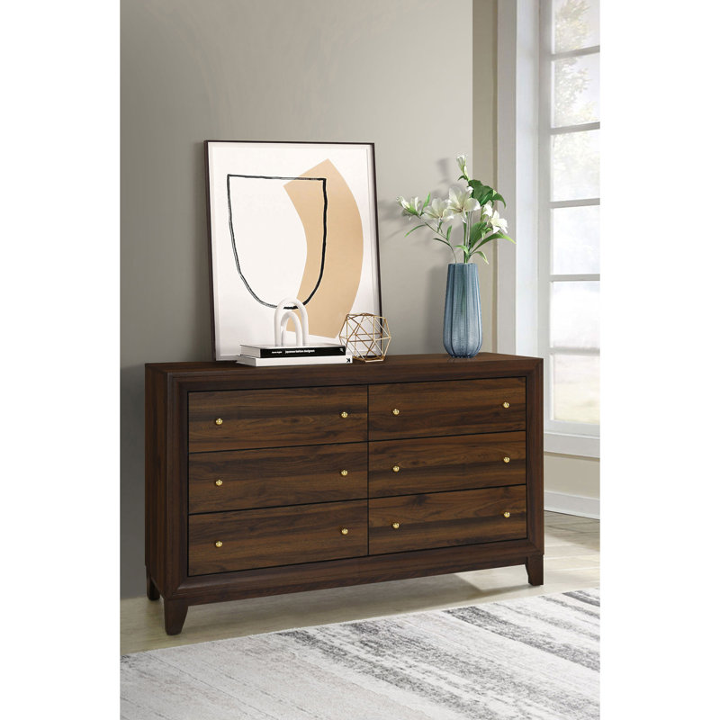 Commode 6 tiroirs Anza