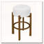 Tabouret de bar rembourré en bois-117929268