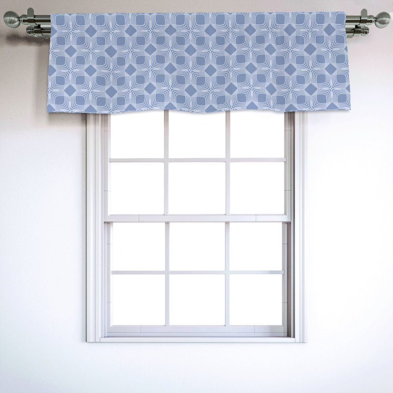 Sateen Ruffled Window Valance