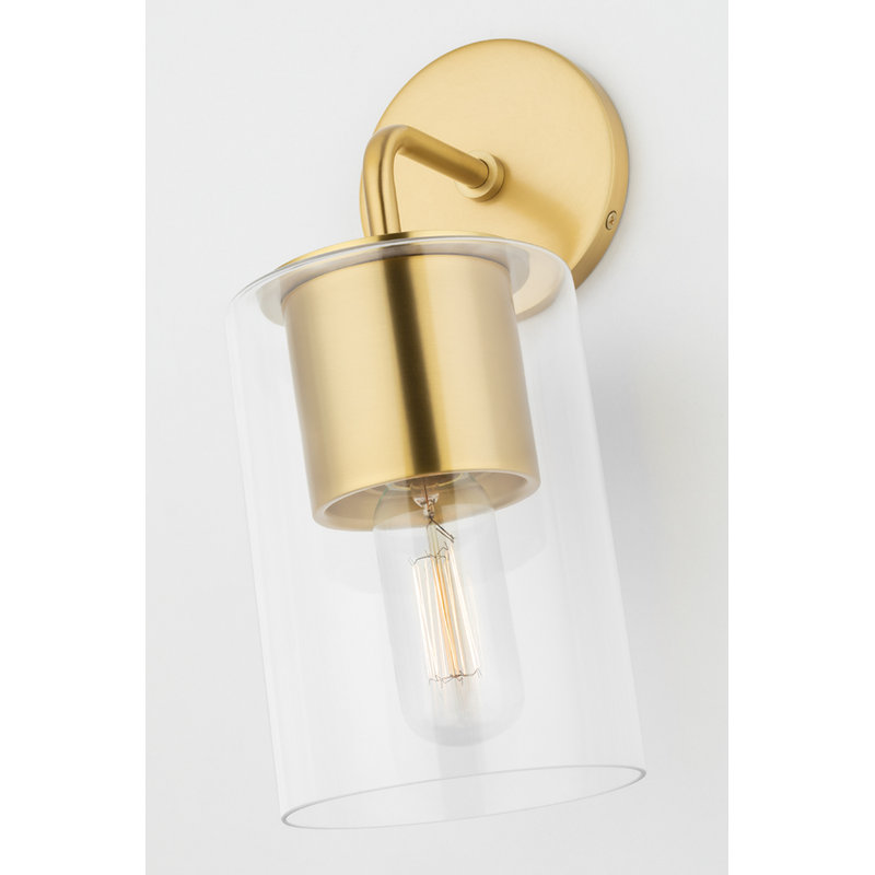 Kassia Armed Sconce, Aged Brass