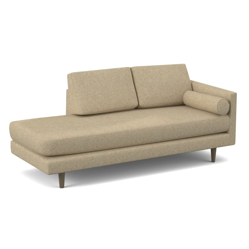 Marilyn 76" Square Arm Sofa, Dorset Taupe Performance Chenille
