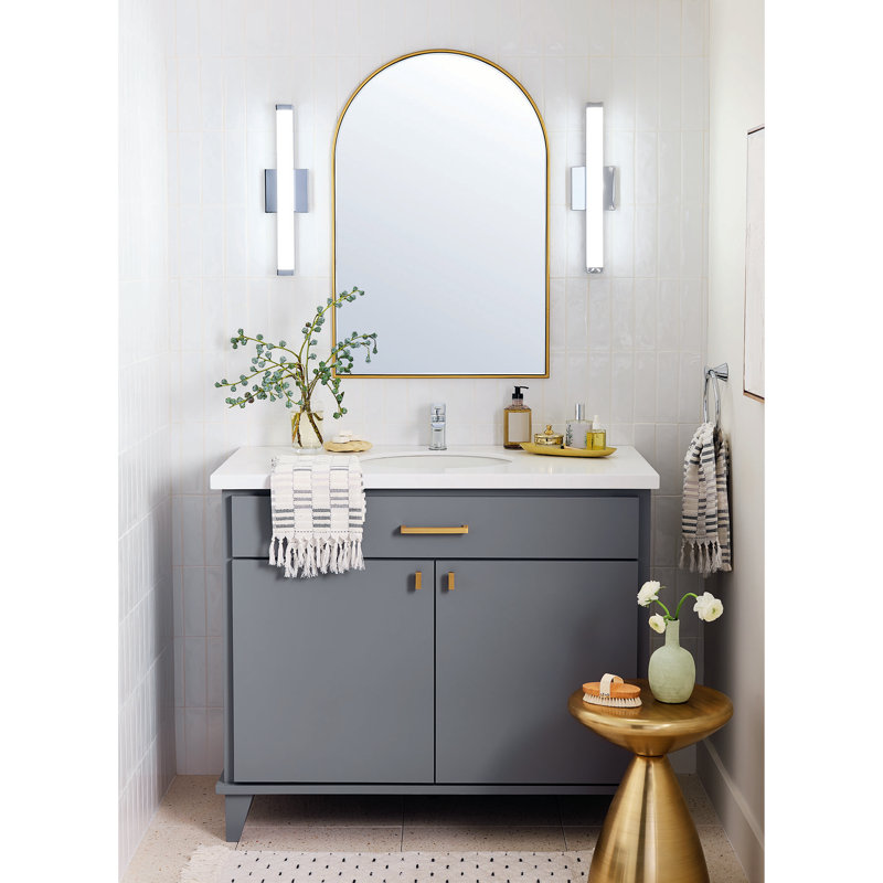 Single-Hole Single-handle Bathroom Faucet with Drain Assembly, Chrome
