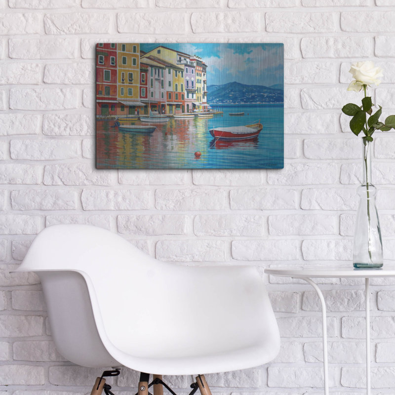 "Portofino" par John Zaccheo, H 16 po x l 24 po