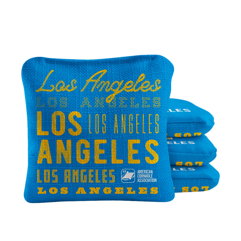 Los Angeles Football - sacs rétro Gameday Synergy Pro Cornhole, Bleu