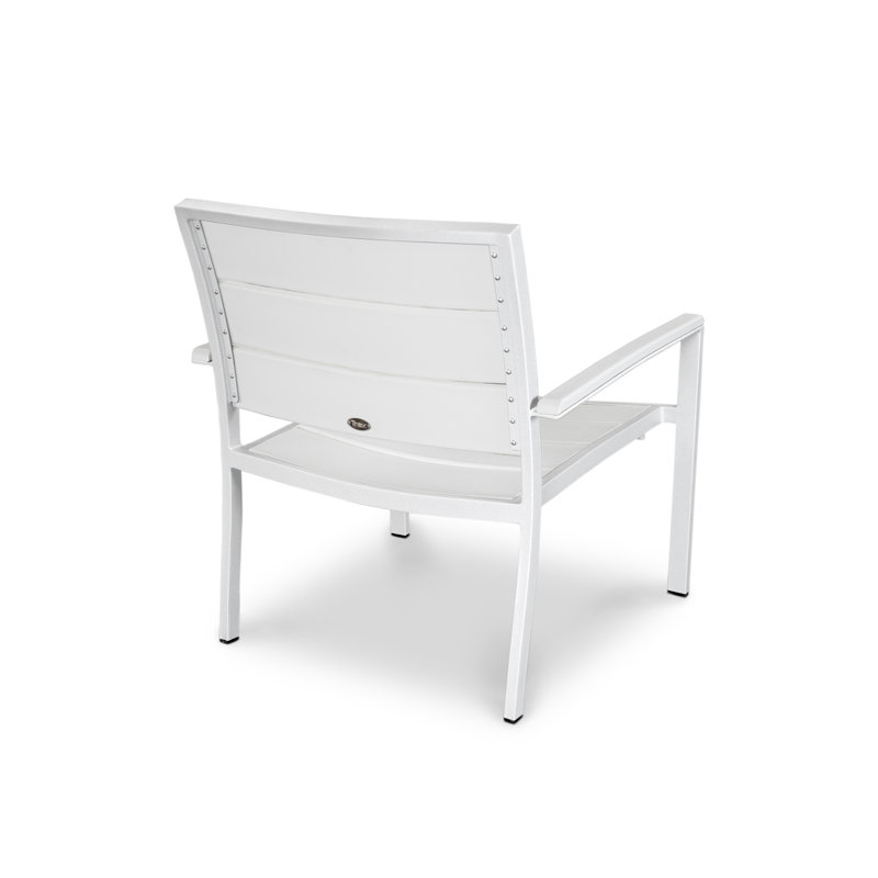 Méridienne Surf City, Blanc classique, Blanc satiné