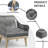 Indoor & Outdoor Chair Cushions for Patio Furniture, 3-Year Color Fastness Seat Cushion with Ties, 2 Pack-484497655-484497650