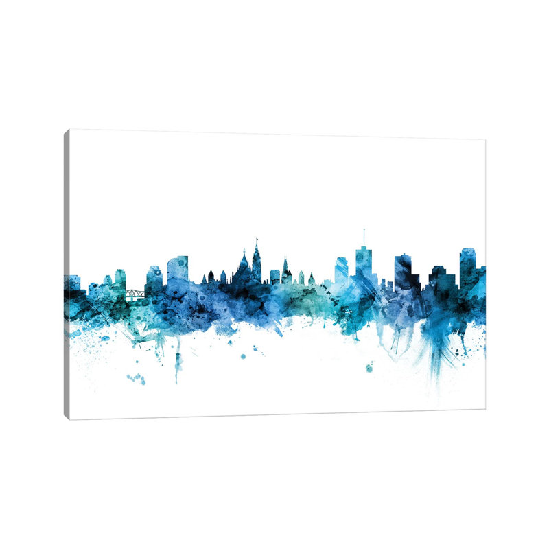 Ottawa, Canada Skyline by Michael Tompsett - Wrapped Canvas Gallery-Wrapped Canvas Giclée