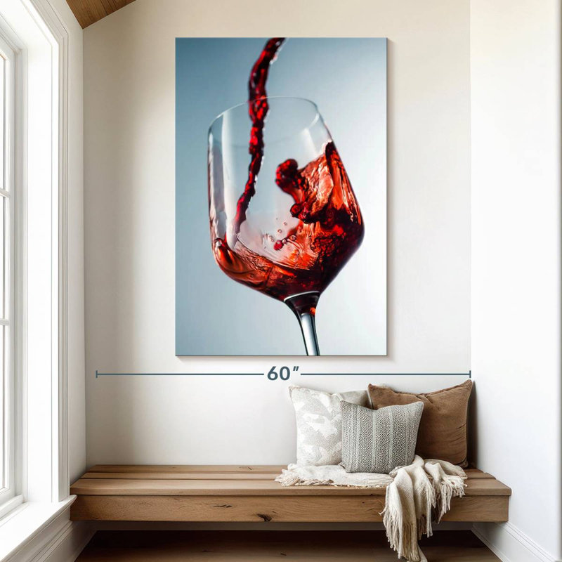 Yarlin pour le vin rouge, H 51 po x l 34 po