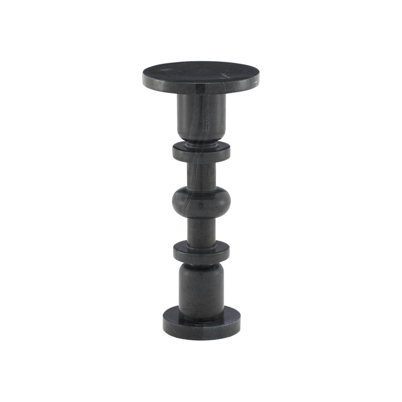 Sasha Marble End Table, Black