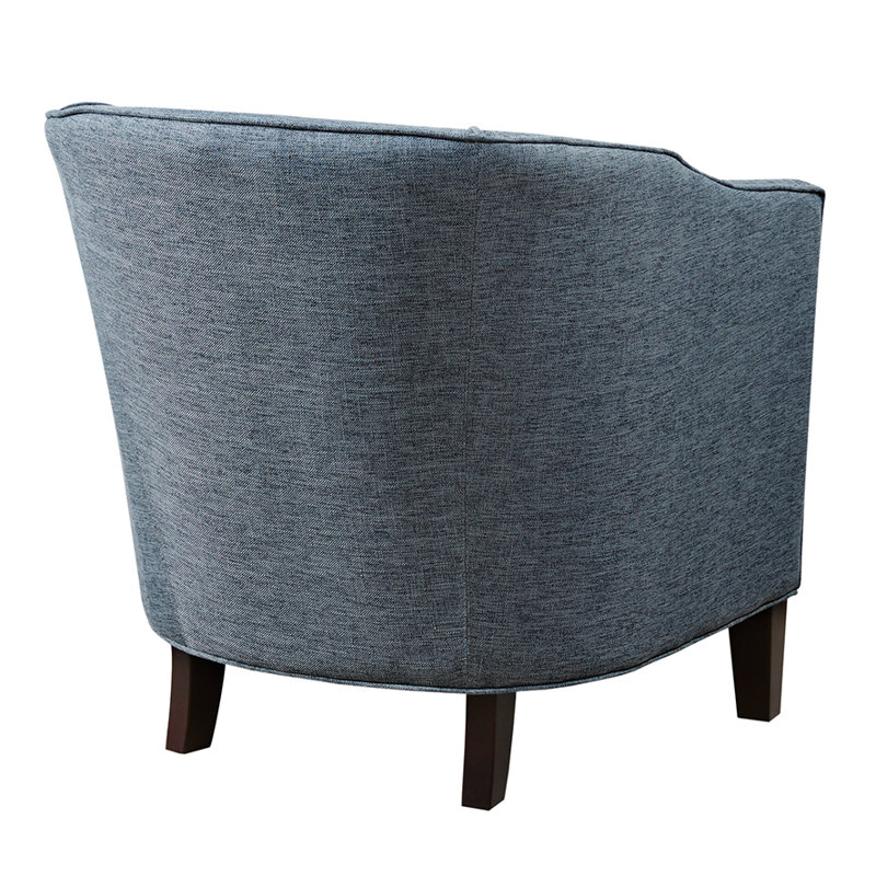 Fauteuil demi-tonneau Fremont, Bleu ardoise