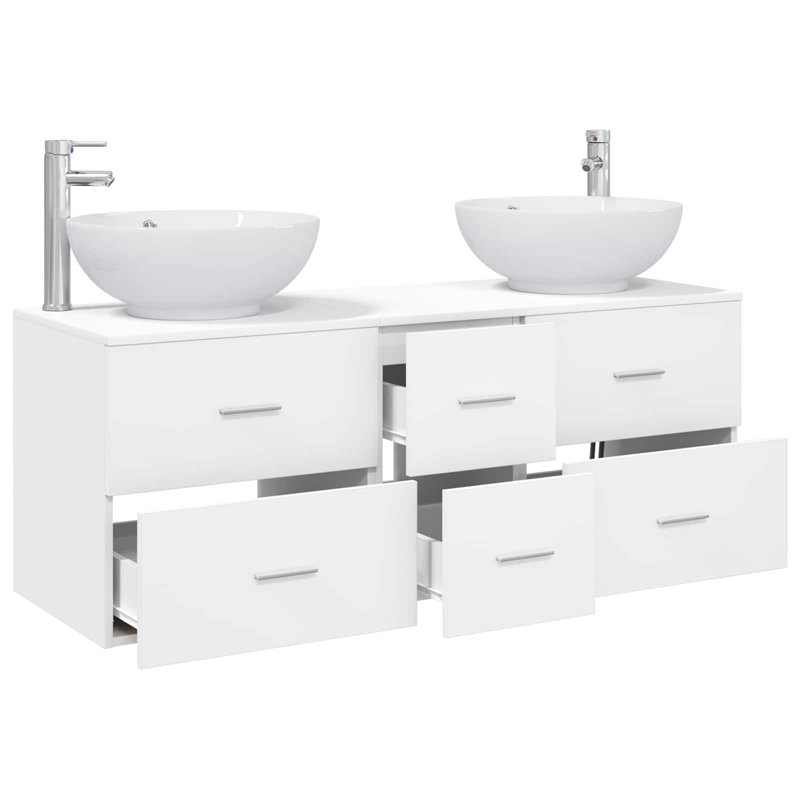 Bathroom Furniture Suite, White