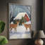 «Christmas Holiday Art CDLxxi», reproduction d'art encadrée - bois massif-1430250738