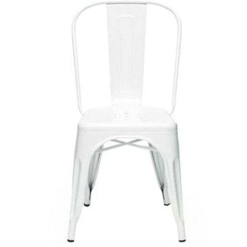 Chaise sans accoudoirs Agatha, Blanc