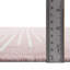 Tapis rayé en polypropylène tissé à la machine en rose / ivoire Wallington-178419699