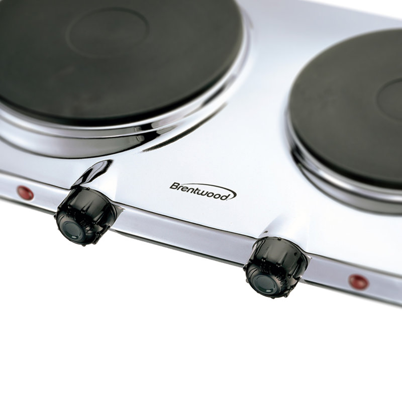 Brentwood 1440 Watt Electric Double Hot Plate