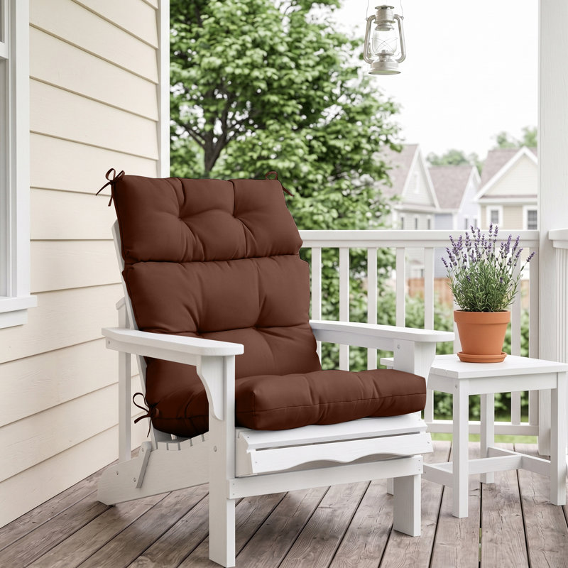 Indoor/Outdoor Seat/Back Cushion, Brown