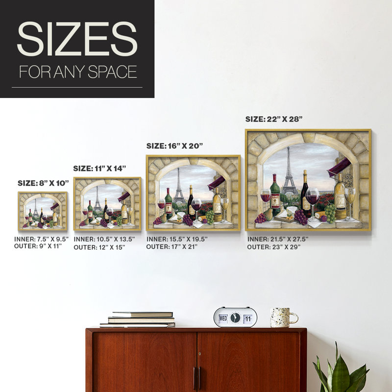Paris Delight -Framed Print - Restickable