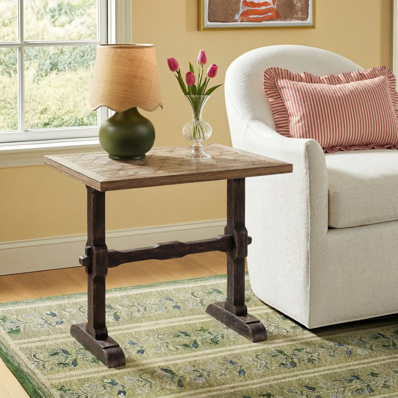 Americana Trestle End Table