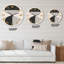 Oversized Minimal Geometric Lines and Circle IV Wall Clock-59913869