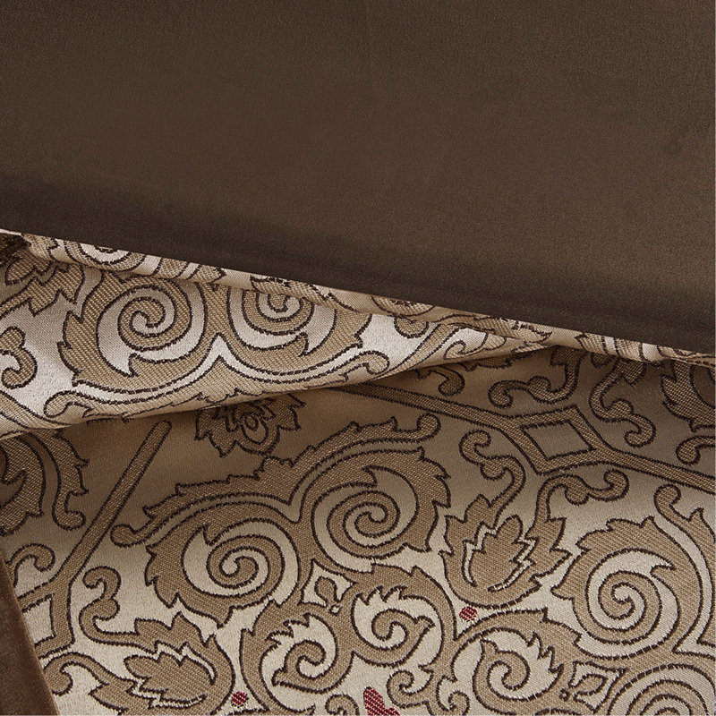 Ensemble d'édredon 7 pièces en jacquard avec coussins décoratifs