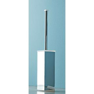 Eden 20.08in. H Brosse de toilette et support autoportant, Orange