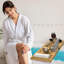 Foldable Bath Table Trays with Non-Slip Pads-227125565