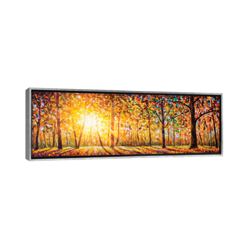 «Extra Large Panorama of Gorgeous Forest in Autumn» par Valery Rybakow - impression d'art graphique panoramique