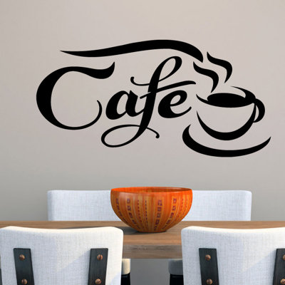 Adhésif décoratif café