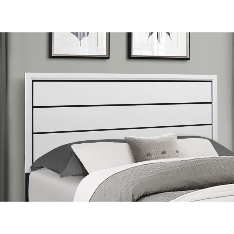 MIRAGE WHITE FULL BED, Full, White