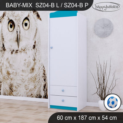 Ball 1 Door Wardrobe