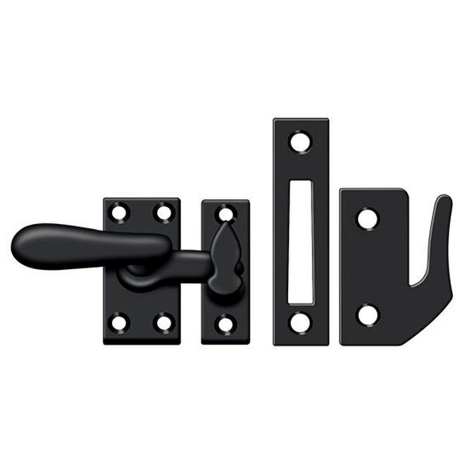 Hardware, Black, 1.3" H x 1.5 W x 0.5" D