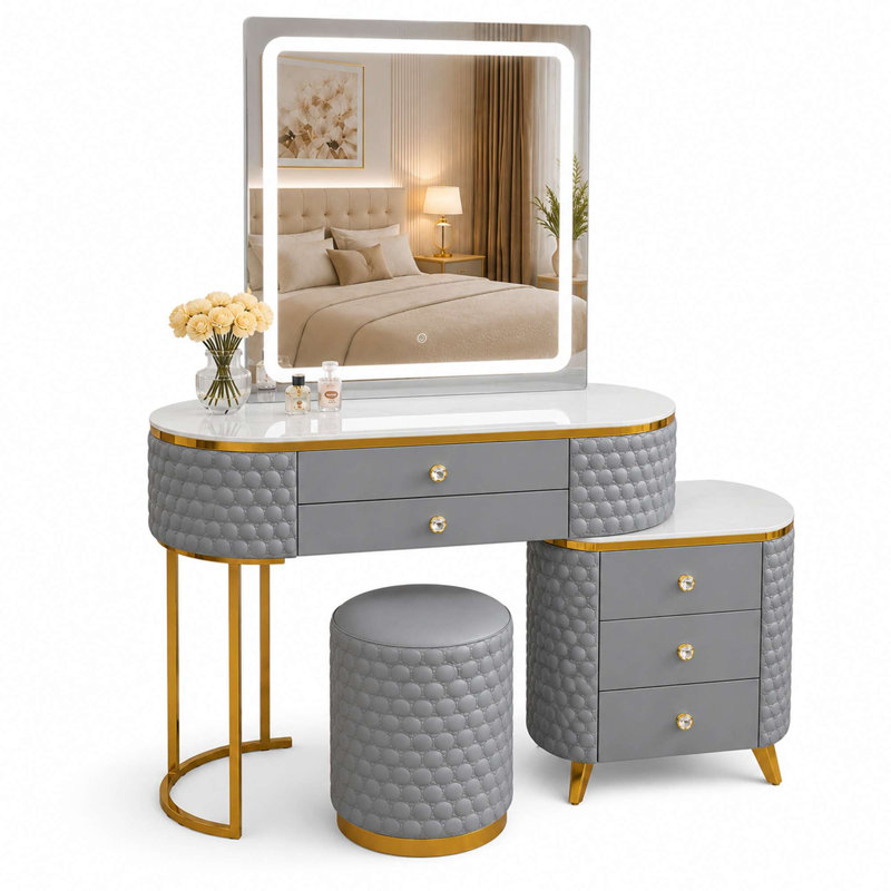 Dressing Table, Grey