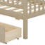 Lit de jour simple en bois avec deux tiroirs-675330212-675330233