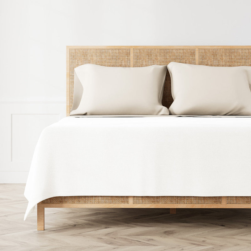 Ready-to-Bed TENCEL Sheet Set, King Sheet Set with 2 Pillowcases, Pumice
