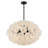 Audrey 8-Light Matte Black Pendant Light